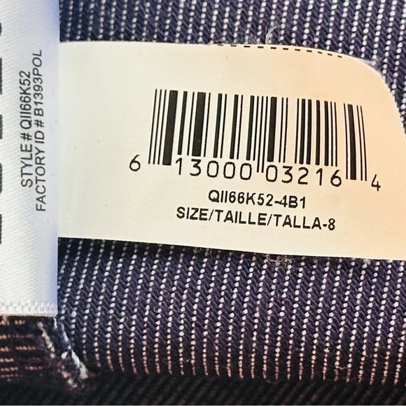 BCBGeneration Sleeveless Stripe Flare Denim Dress – Size 8 - Picture 11 of 11